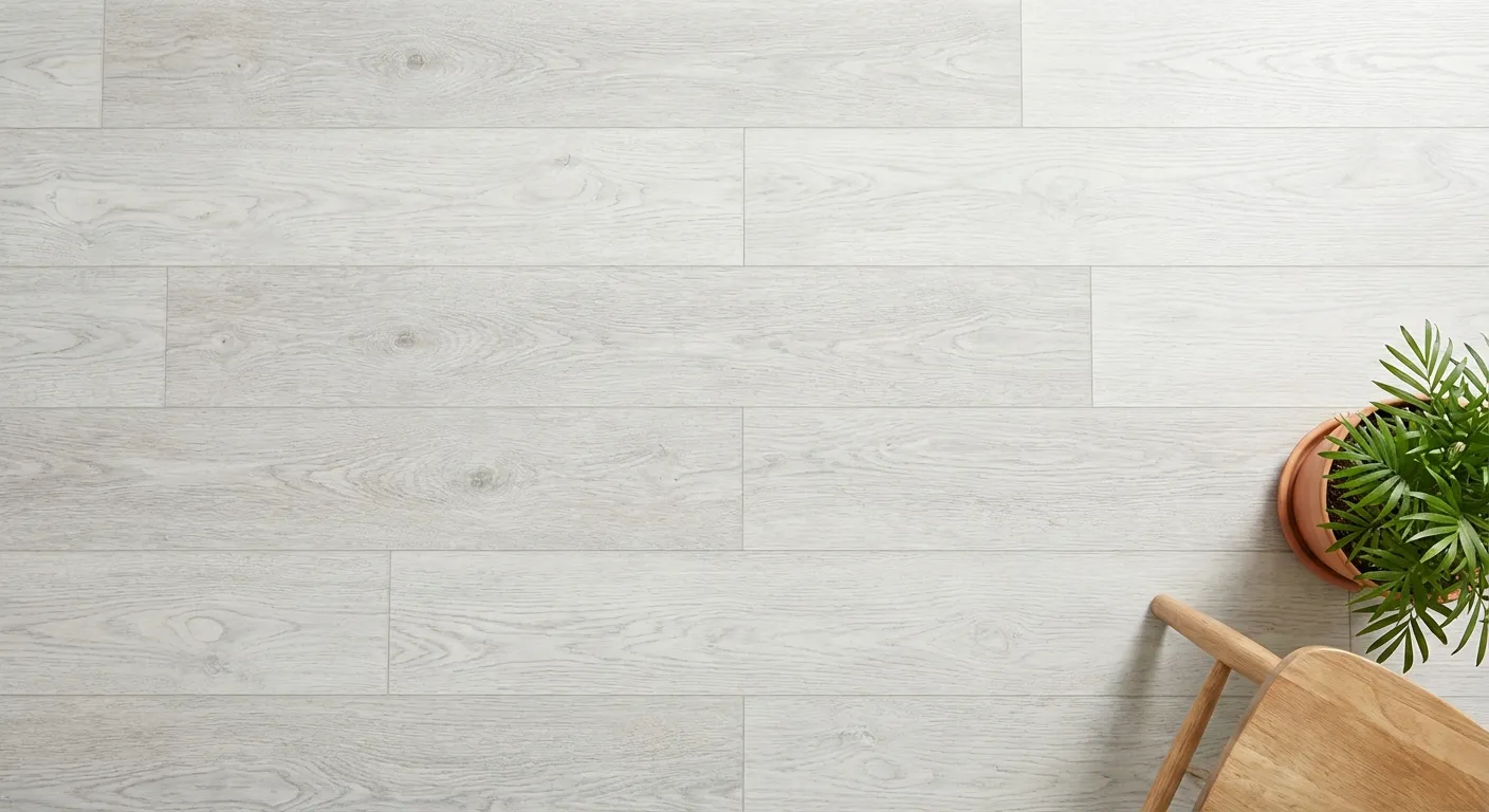 Vinyl plank flooring close-up